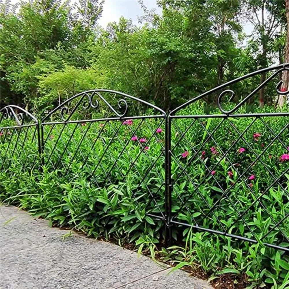 Decorative Garden Fence 17 in (H) x 10 ft (L) No Dig Fencing Border